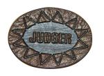 Custom Embossed Leather Eye Patches / self adhesive leather patches