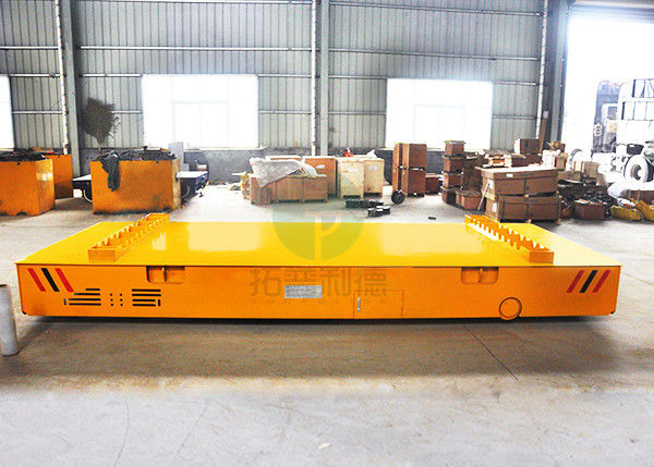 China Electric Platform Battery Operated Industrial Motorized Transfer Vehicle for Steel Parts