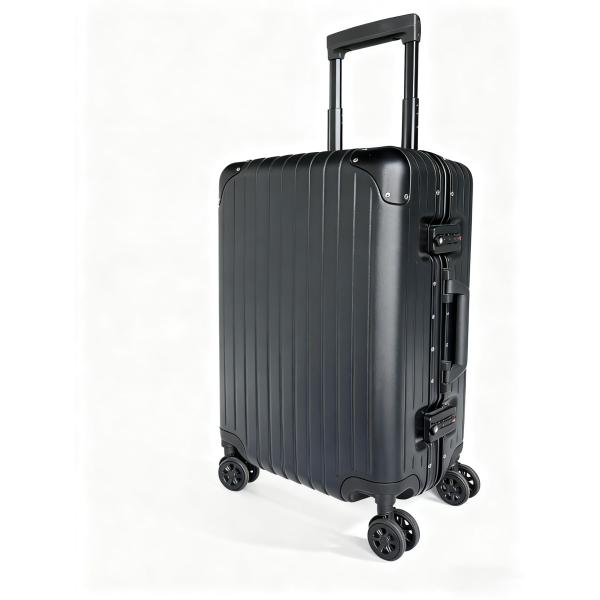 Travel Size Aluminum Frame Luggage Luxury Modern Hard-Shell Trolley Suitcases with TSA Lock and Lightweight Design