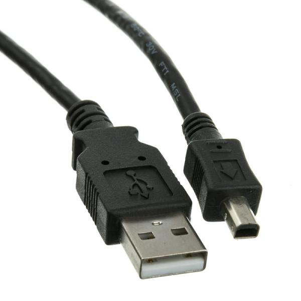 1m 1.2m Length Mini USB Data Charge Cable with 3A Fast Charging Function and TPE Jacket