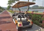 Custom Portable Electric Sightseeing Car 8 Seats Electric Golf Cart 48V 4KW
