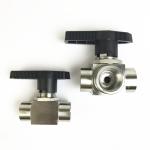 2 way cut-off three way welding ball valve