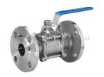 Temperature Normal Temperature Floating Ball Valve 3PC Stainless Steel Flange