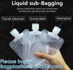 Liquid sub Bagging, Sanitizer Lotion, Fluid Bottles, Travel Bag, TSA approved