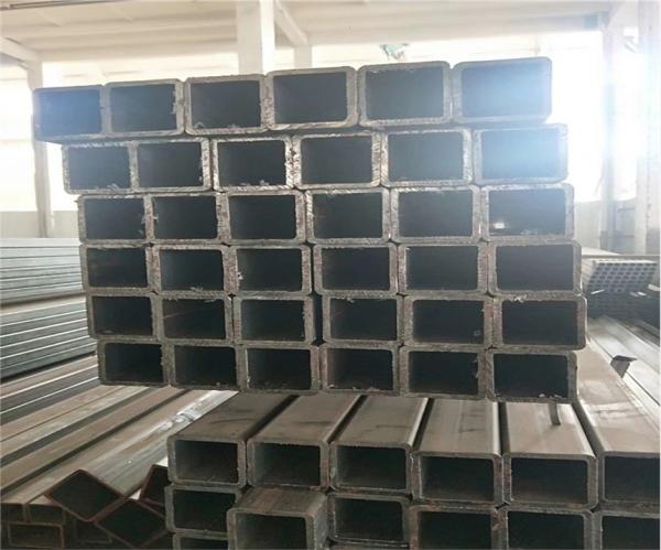 25mm Rectangular Hollow Steel Tubing Q235 Low Carbon Black Steel Hot Dip