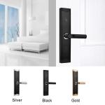 Staineless Steel Gold Color Hotel Smart Card Door Locks for Hotel Apartment