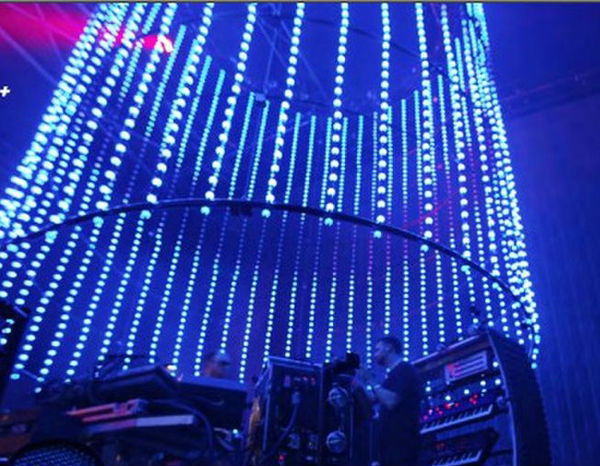 ucs1903 IC controlled led pixel 3D ball big dance floor led magic ball