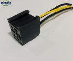 12 Volt Car Truck Miniature 12 Vdc 5 Pin Relay Socket With Terminals As Customer
