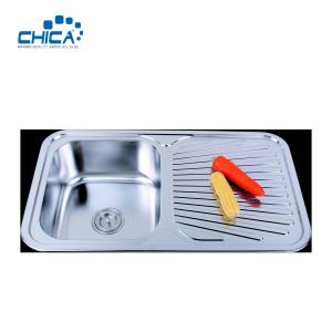 Wholesale Single Bowl Kitchen Sink For House Stainless Steel Kitchen Sink For Hotel Topmount Kitchen Sink For RV from china suppliers
