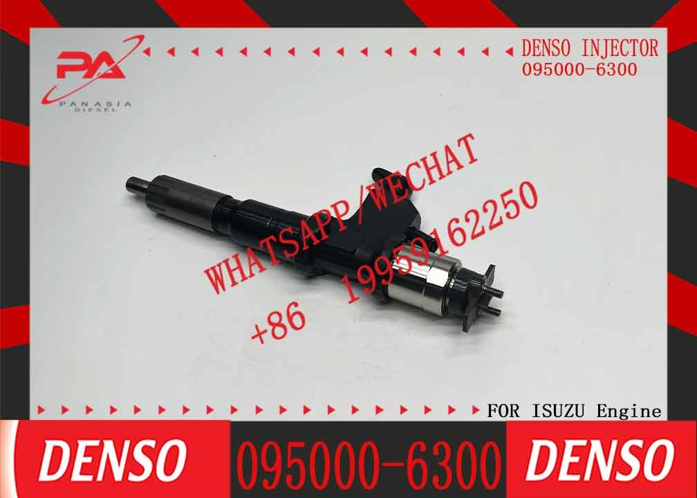 High Quality New Common Rail Injector Diesel Fuel Injector Nozzle Assembly 095000-6300 1153004360 For 6WG1 Engine