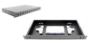 Wholesale 1U 19inch Empty Fixed Rack mount Fiber patch panel from china suppliers