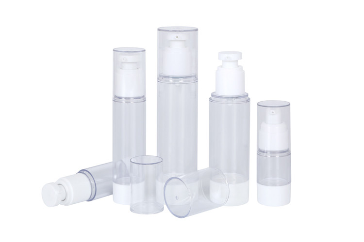 Transparent Airless Bottle AS 15ml 30ml 50ml 80ml 100ml Personal Care Packaging UKA30