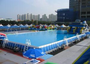 Wholesale Durable Backyard 10 x 30 Aboved Ground Metal Framed Swimming Pools , from china suppliers
