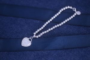 ODM Infinity Bead Love Sterling Silver Bracelet Bangle For Girlfriend