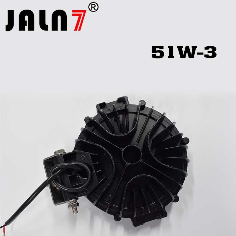Led Work Light JALN7 51W Car Driving Lights Fog Light Off Road Lamp Car Boat Truck SUV JEEP ATV Led Light