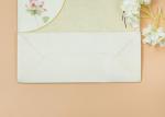 White Kraft Shopping Bags Color Printing With Metal Pin Multifunctional