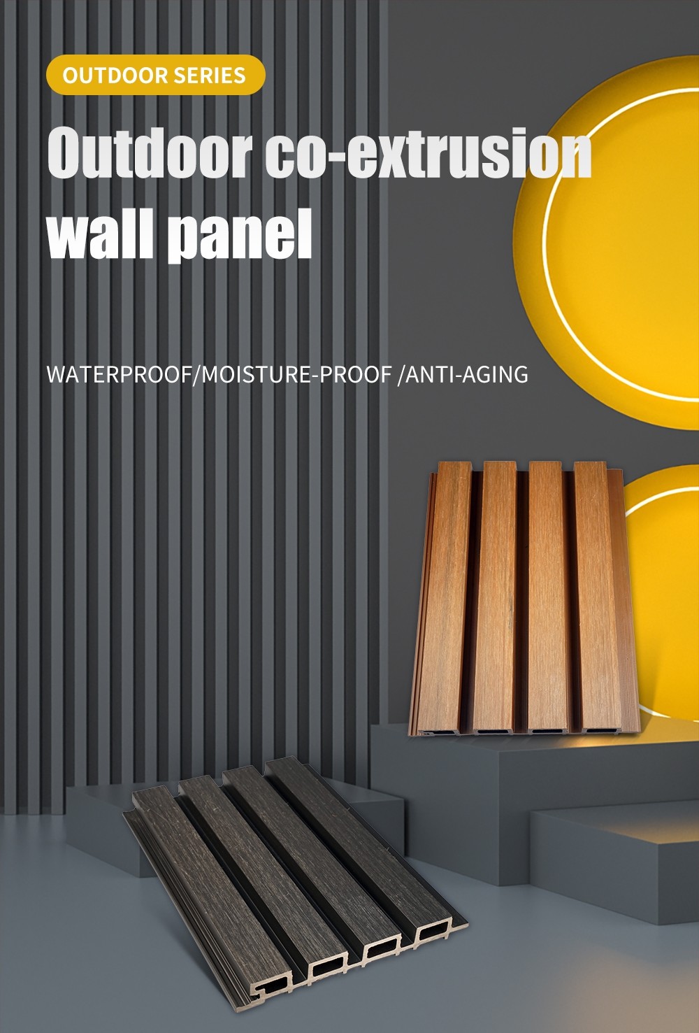 Witop Decor Outdoor Wood Plastic Composite Wpc Wall Panel Pe Exterior Wall Cladding
