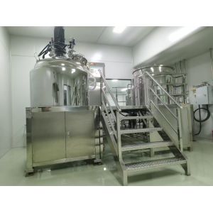 Wholesale SUS304 Homogenizer Emulsifier Mixer 300L For Hand Wash Lotion from china suppliers