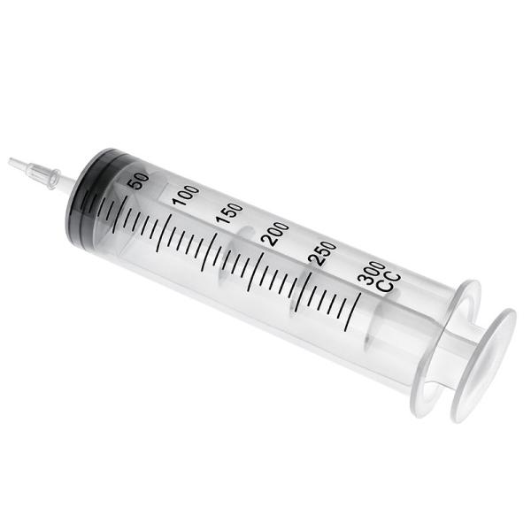 300ml Clear Volume Scale Disposable Syringe Made Of Durable And Safe PVC Material Widespread In Scientific Laboratories