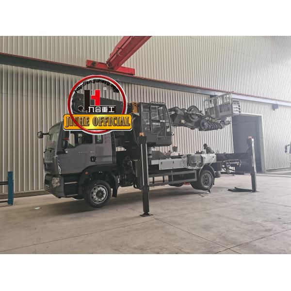 China Bucket Truck Aerial Working Platform JIUHE Better Aerial Platform Price 21m 23m 25m 29m 38m 45m Aerial Lift Bucket