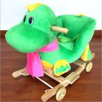 Lovely Pink Green Animal Baby Rocking Chair Toy Elephent Eco - Friendly 60*33
