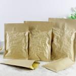 Heat Seal Custom Kraft Paper bags/Sealing Vacuum Packaging Bag with Tear Notch