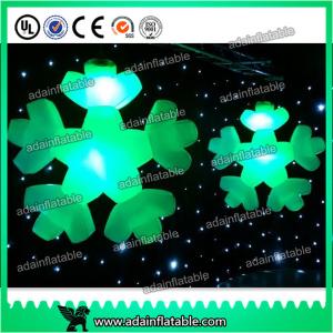 Wholesale 1.5M Christmas Decoration Lighting Inflatable Snowflake Replica Model from china suppliers
