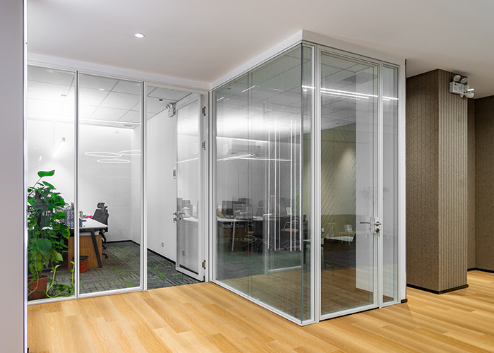 Glawall Glaszed Partition Wall Different Style High End With Single Glass