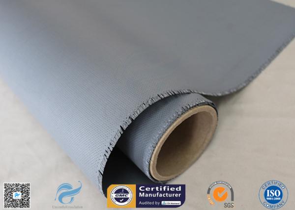 0.45mm 1.5m Wide 510g / M2 E - Glass Fiber Silicone Coated Fiberglass Fabric