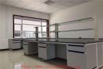 3000 MM Greyh Length Chemistry Lab Furniture / Pharmaceutical Lab Bench Table