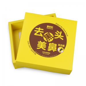China Custom Printed Paper Folded Paperboard Packing Box Company With Lid For Sale on sale