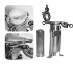 High Flow 304 Stainless Steel Bag Filter Housing for Energy Mining 10-inch 20