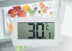 High Accuracy Digital Refrigerator Freezer Thermometer Large Display White Color