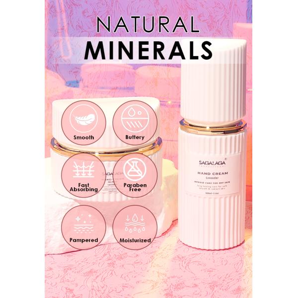 Skin-friendly SAGALAGA Hand Lotion Natural Formula Moisturizing Hand Cream for Dry Hands and Skin Care Products
