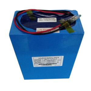 Wholesale Customized 24V LiFePO4 Battery Pack , Rechargeable Li-polymer batteries At 20AH Capacity With High Energy Density from china suppliers