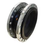 Carbon Steel Single Sphere Rubber Expansion Joint Flanged Flexible