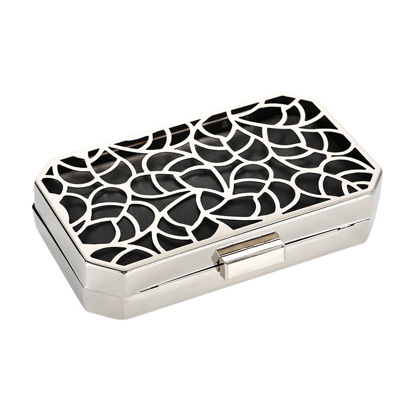 ODM 242g Metal Lock Silver Octagon Metal Bag Frame