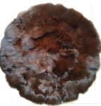 Imitation Sheepskin Cushion Pads For Seat Round Dyed