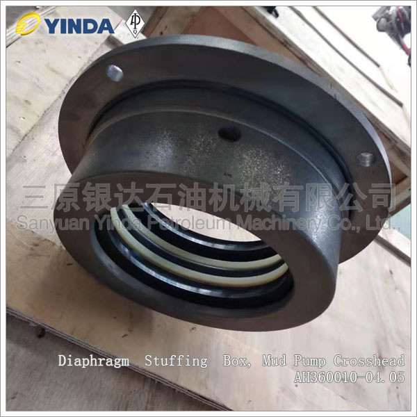 Diaphragm Stuffing Box Mud Pump Parts For Crosshead AH360010-04.05 GH3161-0405