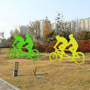 Wholesale Abstract Silhouette Sports Figure Outdoor Metal Sculpture Antique Art Ornaments from china suppliers