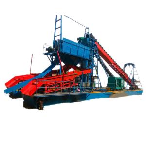 Wholesale River Gold Mining Bucket Ladder Dredger For Sand Gold Dredging from china suppliers