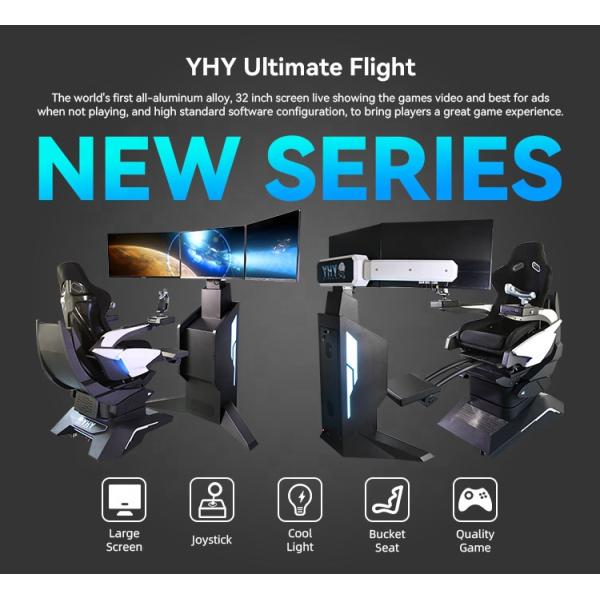 Metal 9D Cinema Game Plane Aircraft Virtual Reality Pilot Simulator