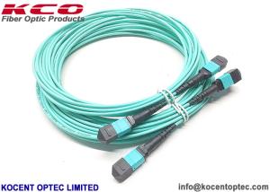 Wholesale 12fo 24fo MM OM3 OM4 50/125 MPO MTP Optical Fibre Patch Cable from china suppliers