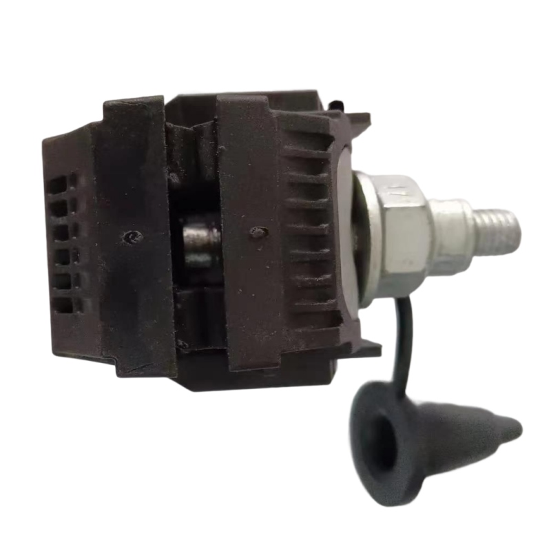 45*45*54 Size Fiber Tension Clamp for Overhead Black Suspension Outdoor Waterproof