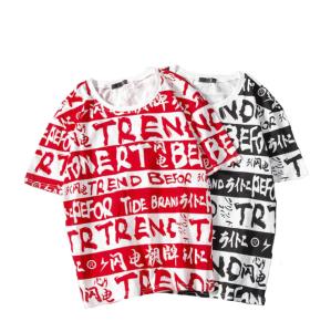 Wholesale Short Sleeve Mens Cotton All Over Print T Shirt , Full Sublimation T Shirts from china suppliers