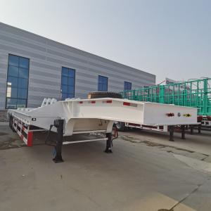 Wholesale Jost E100 Landing Gear 80t Low Bed Truck Semi Trailer for Heavy Mechanical Suspension from china suppliers