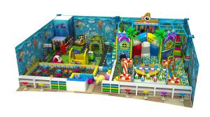 Wholesale Commercial Wooden Soft Indoor Playground PVC Outermost With Galvanized Pipe from china suppliers
