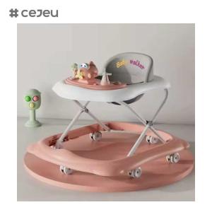 Wholesale CJ-BDW-101 Foldable Baby Walker With Mute Wheels Plastic Music Cartoon Baby Walker With Music/swivel Wheels Baby Walker for China from china suppliers