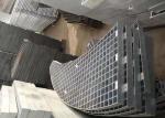 Vertical Carbon Steel Grating 34mm Plug In Galvanized Steel Grating