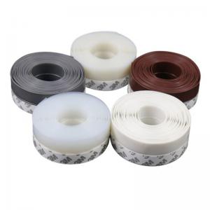 China 25mm Self Adhesive Door Sweep Draft Stopper Silicone Rubber Door Seal Anti Collision on sale